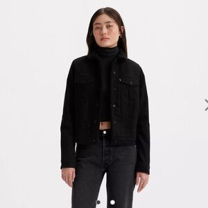 EX-BOYFRIEND SHERPA TRUCKER JACKET